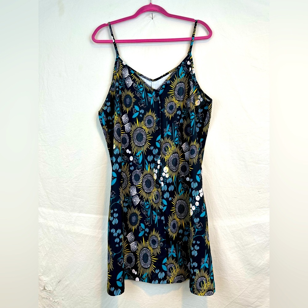 Black Sunflower Sundress- Extra Large